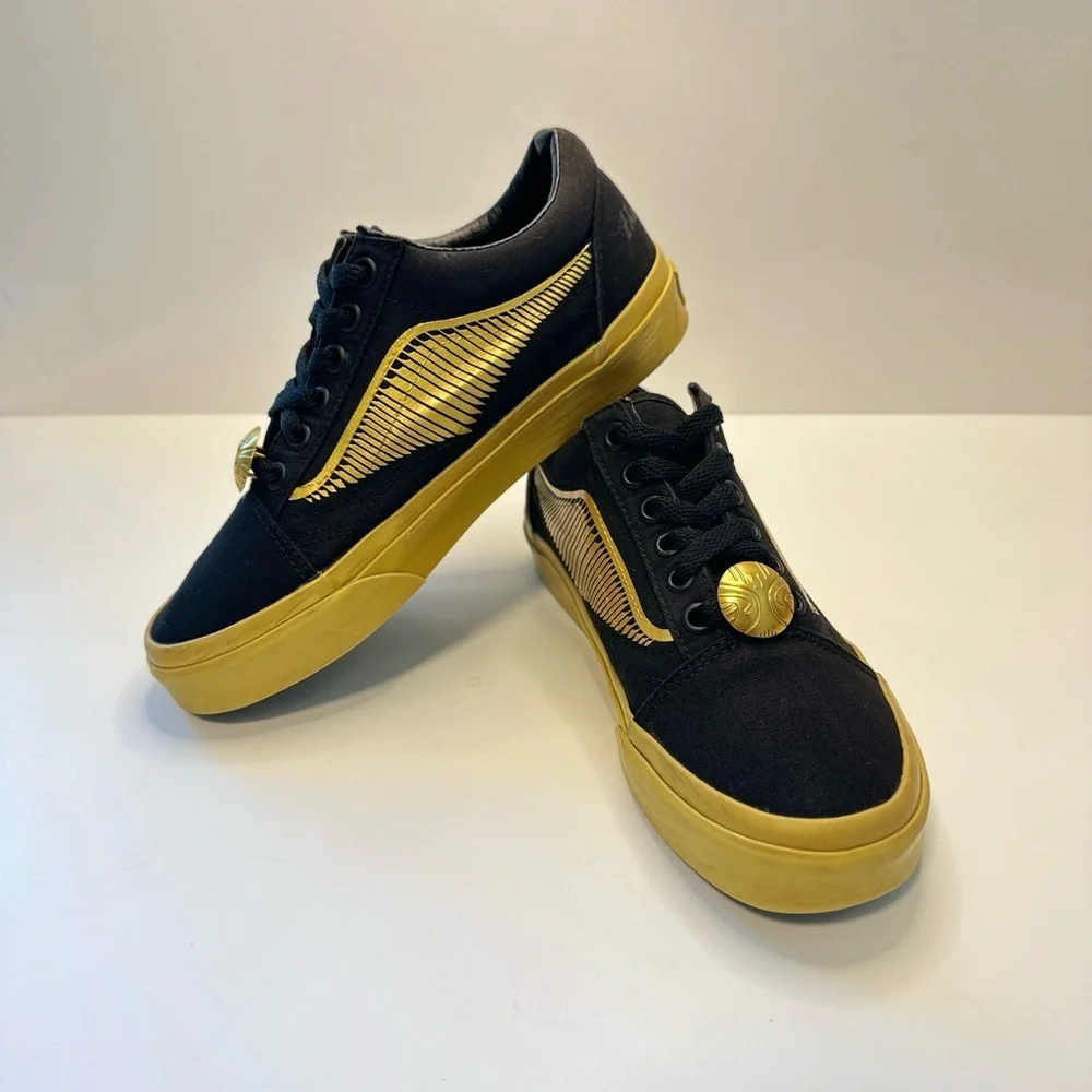 Limited edition Vans x Harry Potter “Golden Snitch” Sneakers – Size US Women’s 6 - Picture 6 of 10